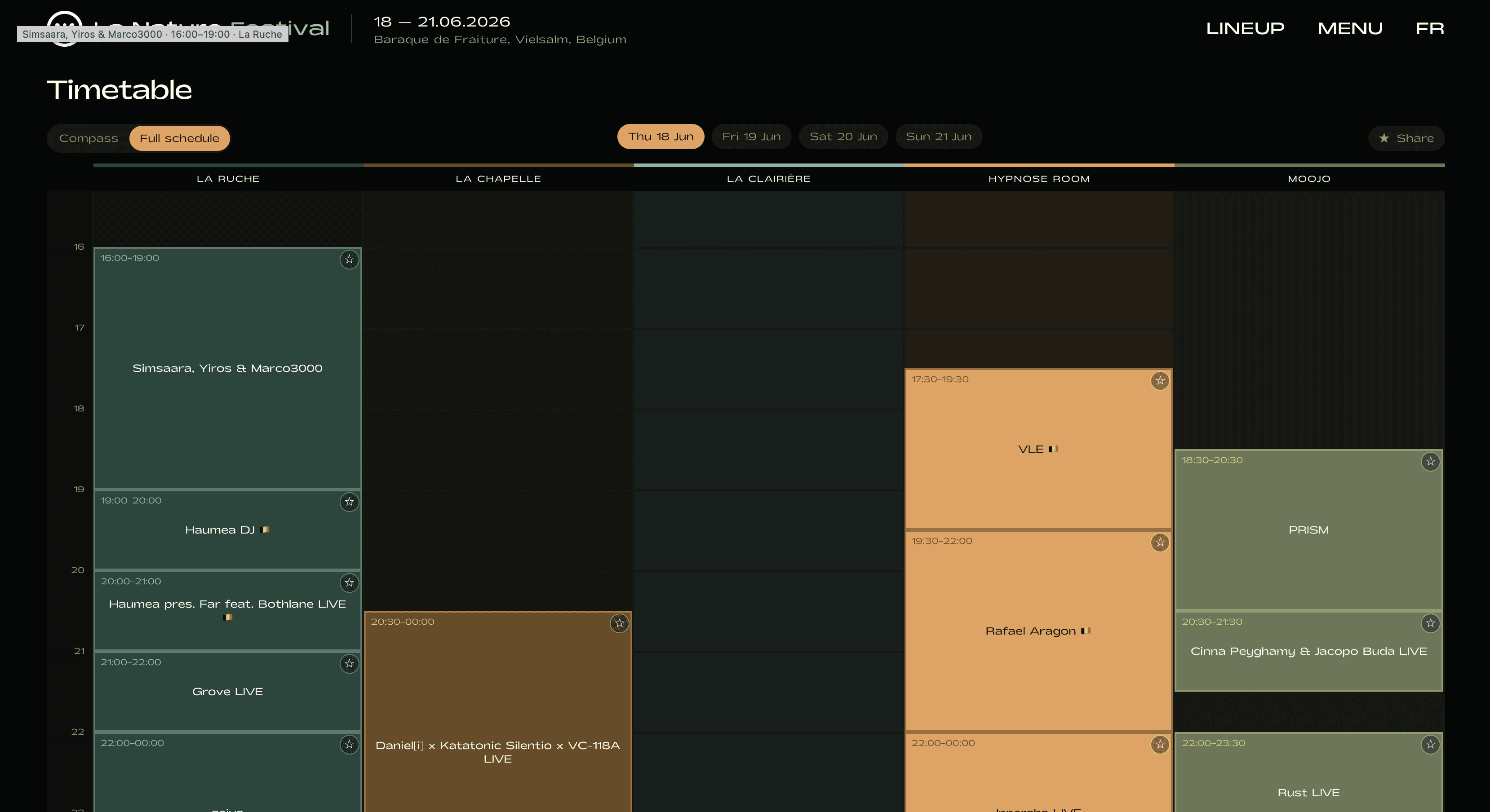 La Nature — a festival experience built on curiosity, not a line-up — screenshot 3