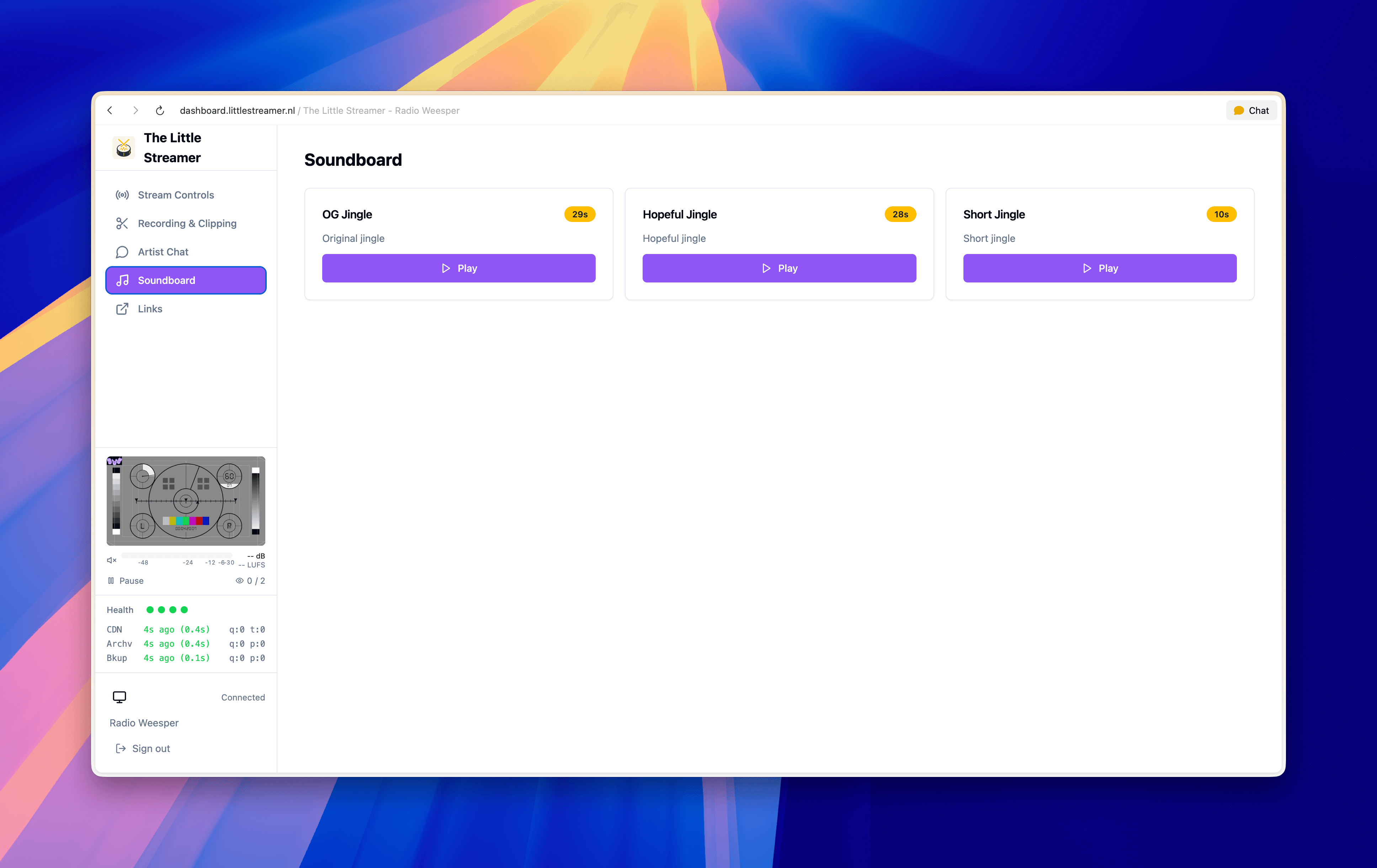 LittleStreamer — live audio & video streaming platform — screenshot 3